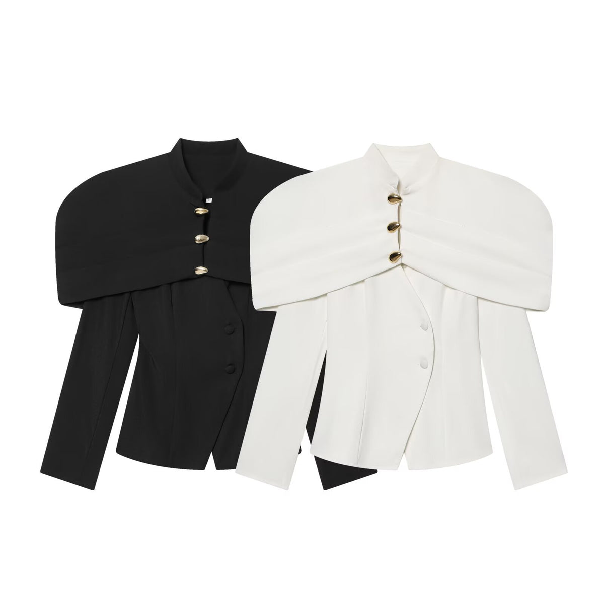 Women's Slim Fitted Waist-Cinching Blazer Coat