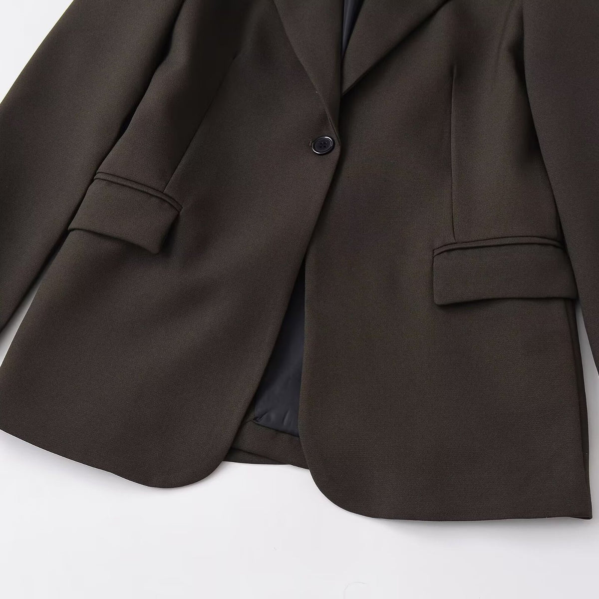 Chic Style Women's Casual Fitted Blazer Coat