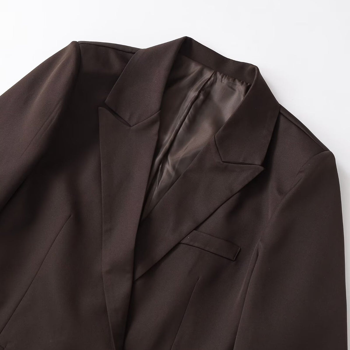 New Women's Fashion Loose Double-Breasted Blazer Jacket