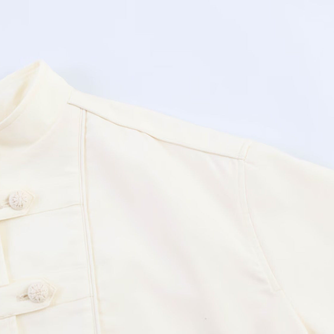 Street linen rope buttoned jacket