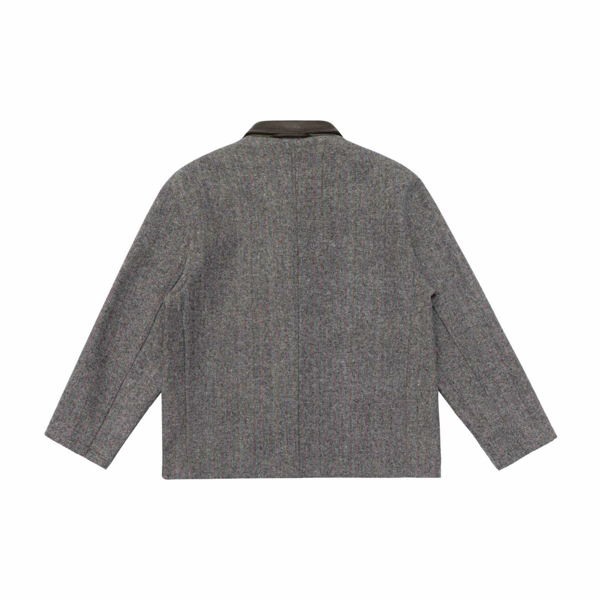High-End Preppy Style Striped Notch Lapel Blazer Jacket for Men