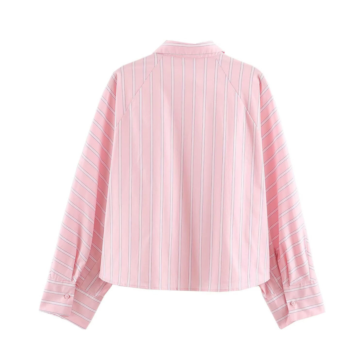 Commuting style loose and versatile striped shirt