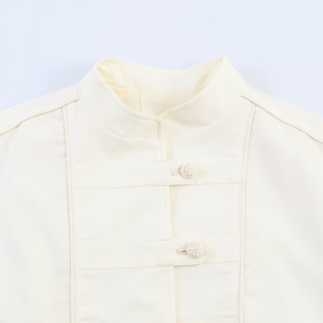 Street linen rope buttoned jacket