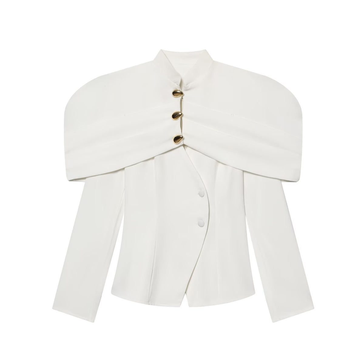 Women's Slim Fitted Waist-Cinching Blazer Coat