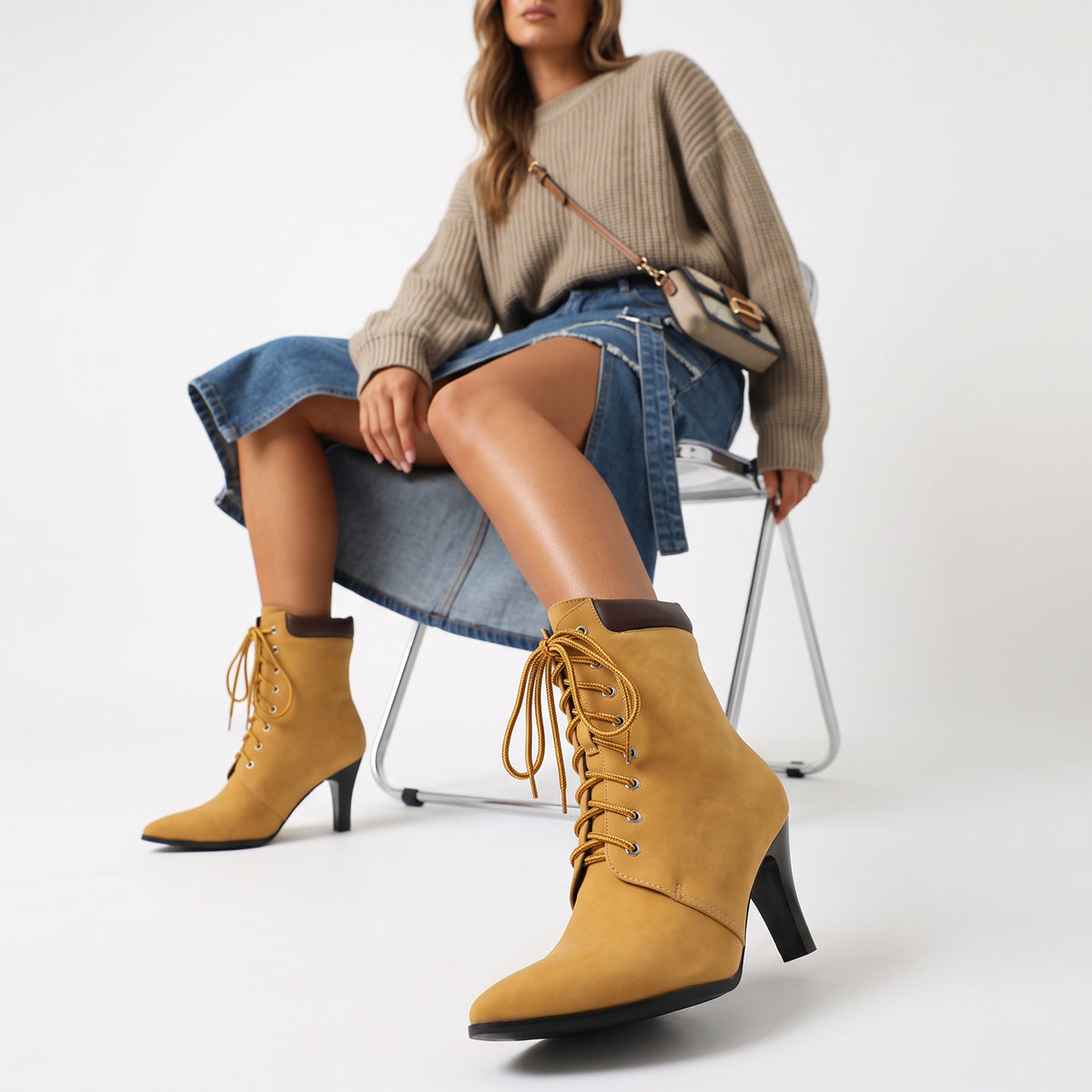 Women's High Boots - Trendy Grace The Hudson Yards BYMANYC ® New York